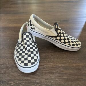 VANS - classic slip-on, checkerboard
